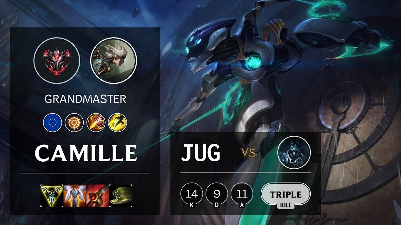Camille Jungle vs Karthus - EUW Grandmaster Patch 10.8