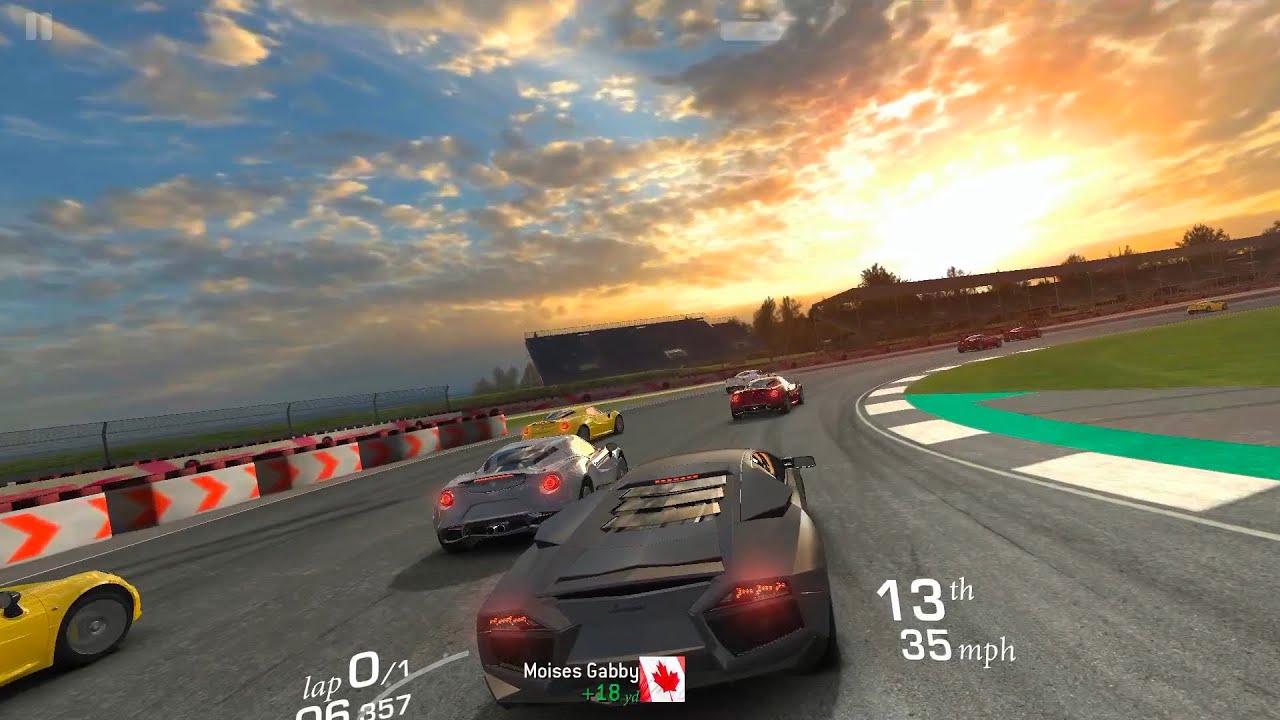 Driving Lamborghini For The First Time In Track Race 