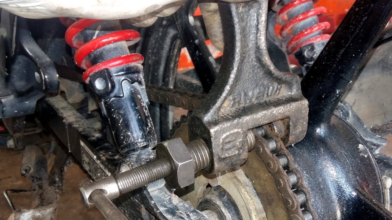 como cortar cadena   de moto