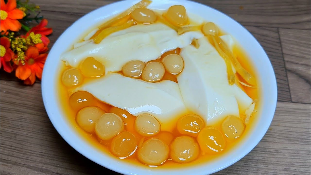 TÀU HỦ NƯỚC ĐƯỜNG - TÀU HŨ NÓNG không dùng thạch cao mềm mịn thơm ngon - @TÚLÊMIỀNTÂY