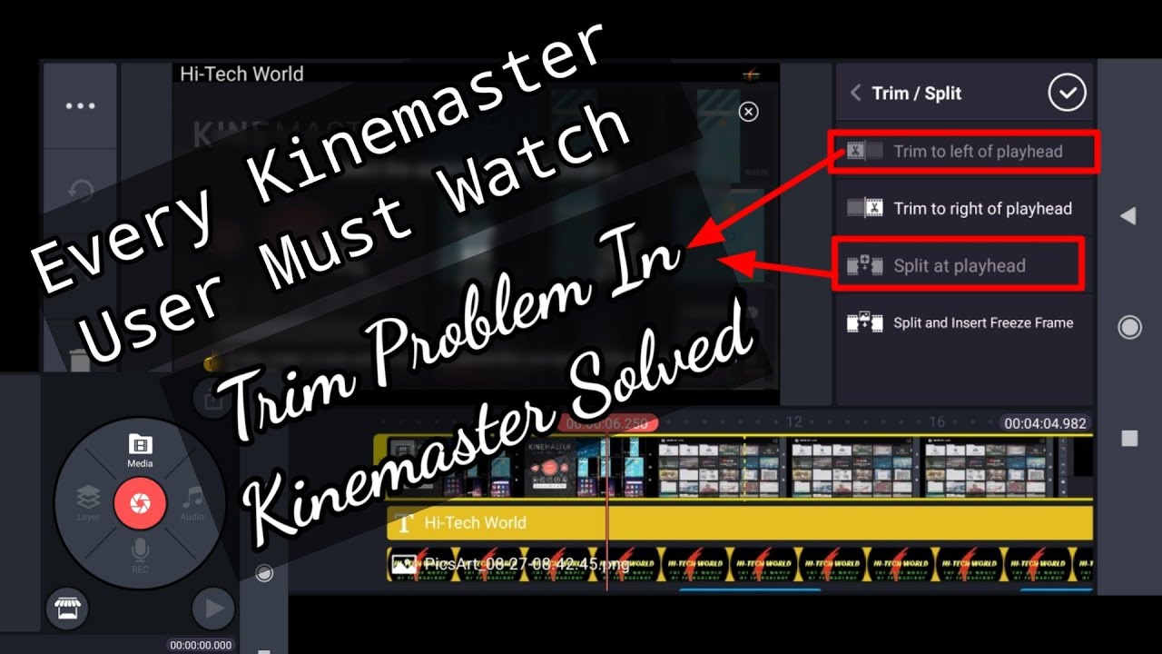 Trim Problem In Kinemaster Solved 