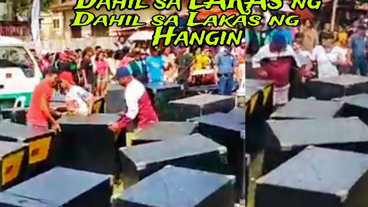 Natumba ang isang Sound System Dahil sa Lakas ng Hangin | Sound Lover Tv