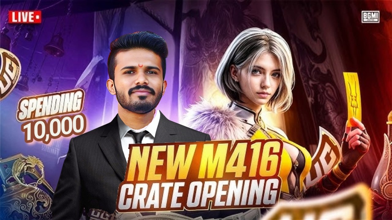 20000 UC | MY CRAZIEST 😳 LUCK IN NEW M416 CRATEOPENING