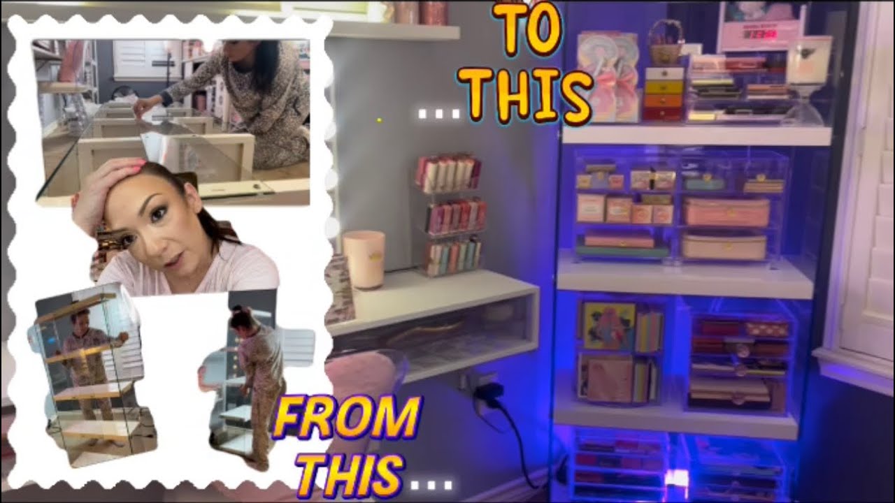 Set up my shelf & Organize w/ ME! + Tour at the end!