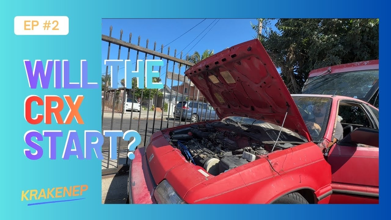 CRX Revival Ep.2 — Fuel Pump, Tank, Injectors, & FIRST START!