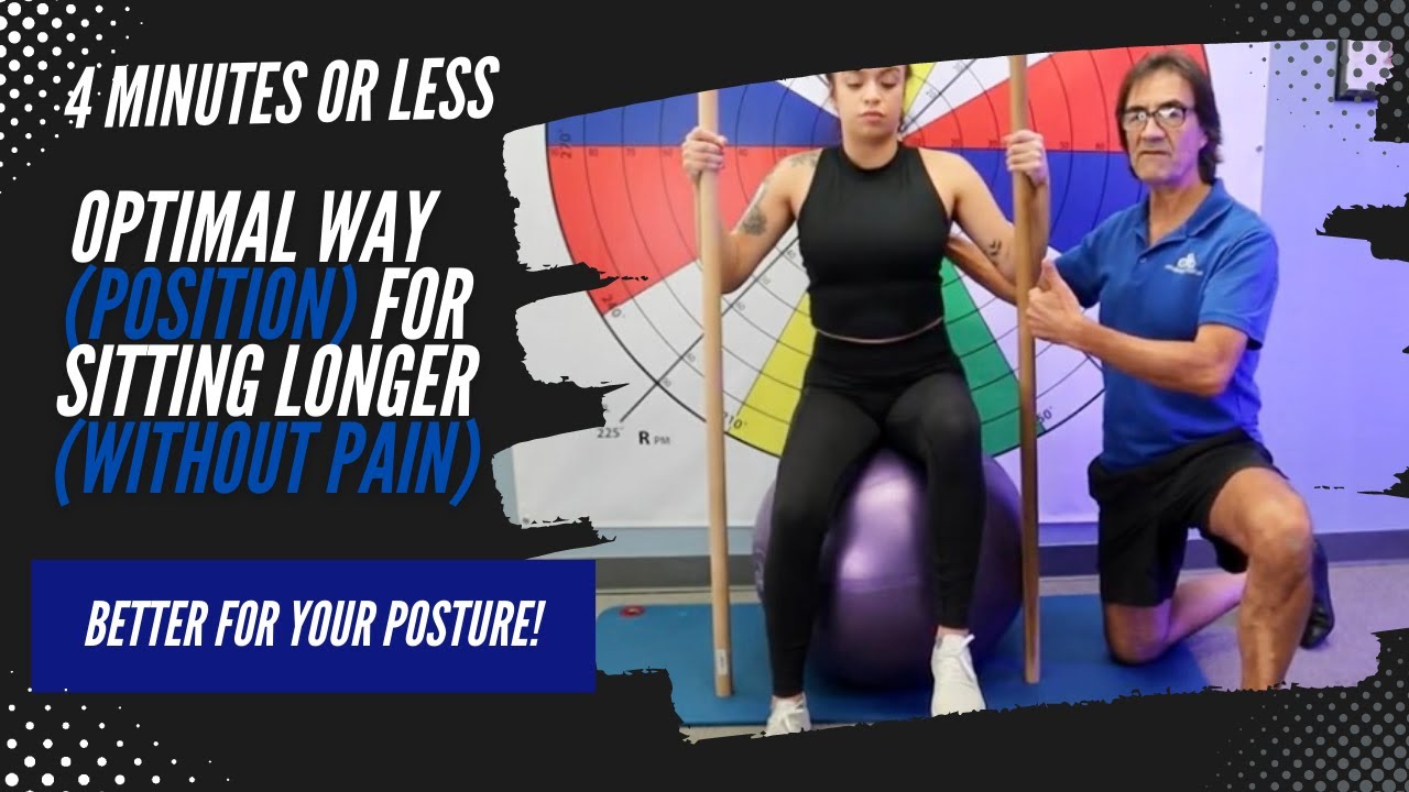 An optimal way for sitting for an extended period of time!!
