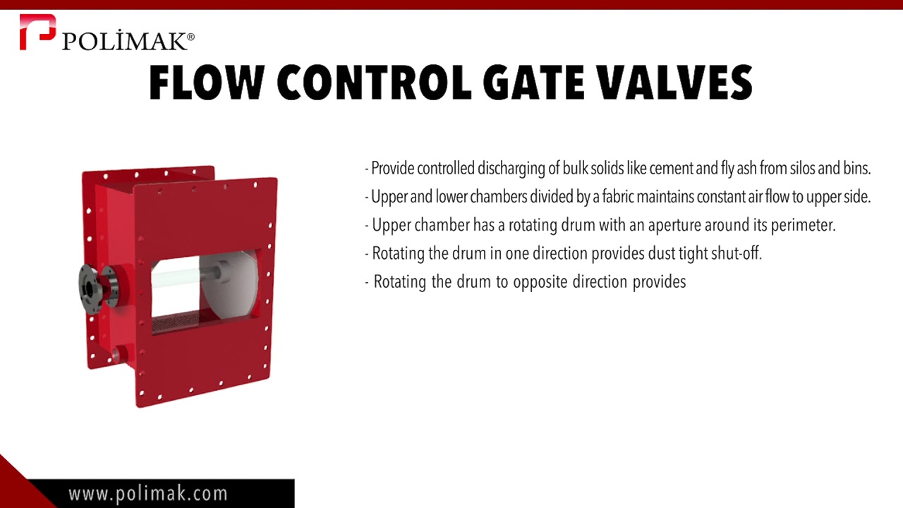 Polimak Flow Control Gate Valves