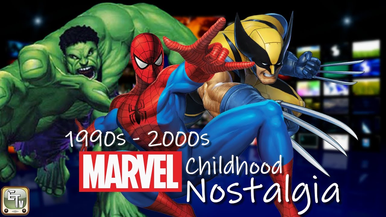 Marvel NOSTALGIA TV commercials 80s 90s and 2000s kids will remember