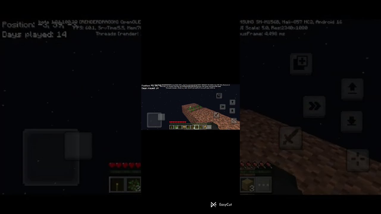 Playing minecraft skyblock i cheated hehe 