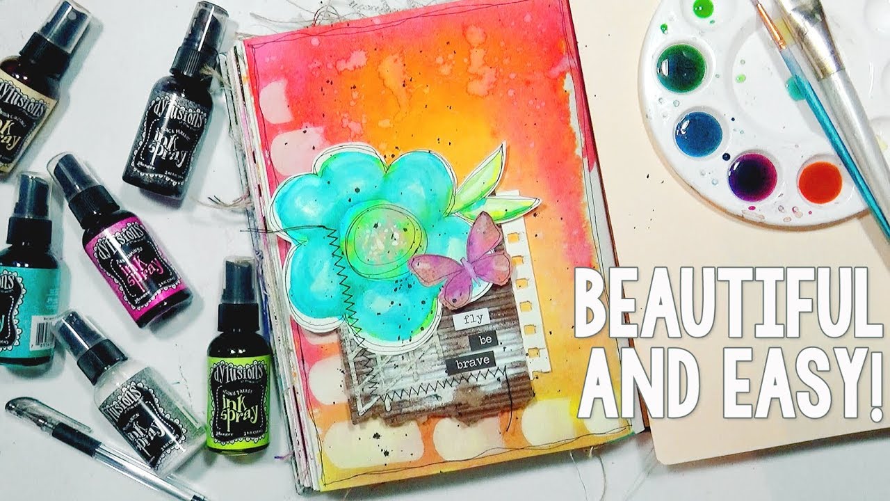 Watercoloring with Dylusions