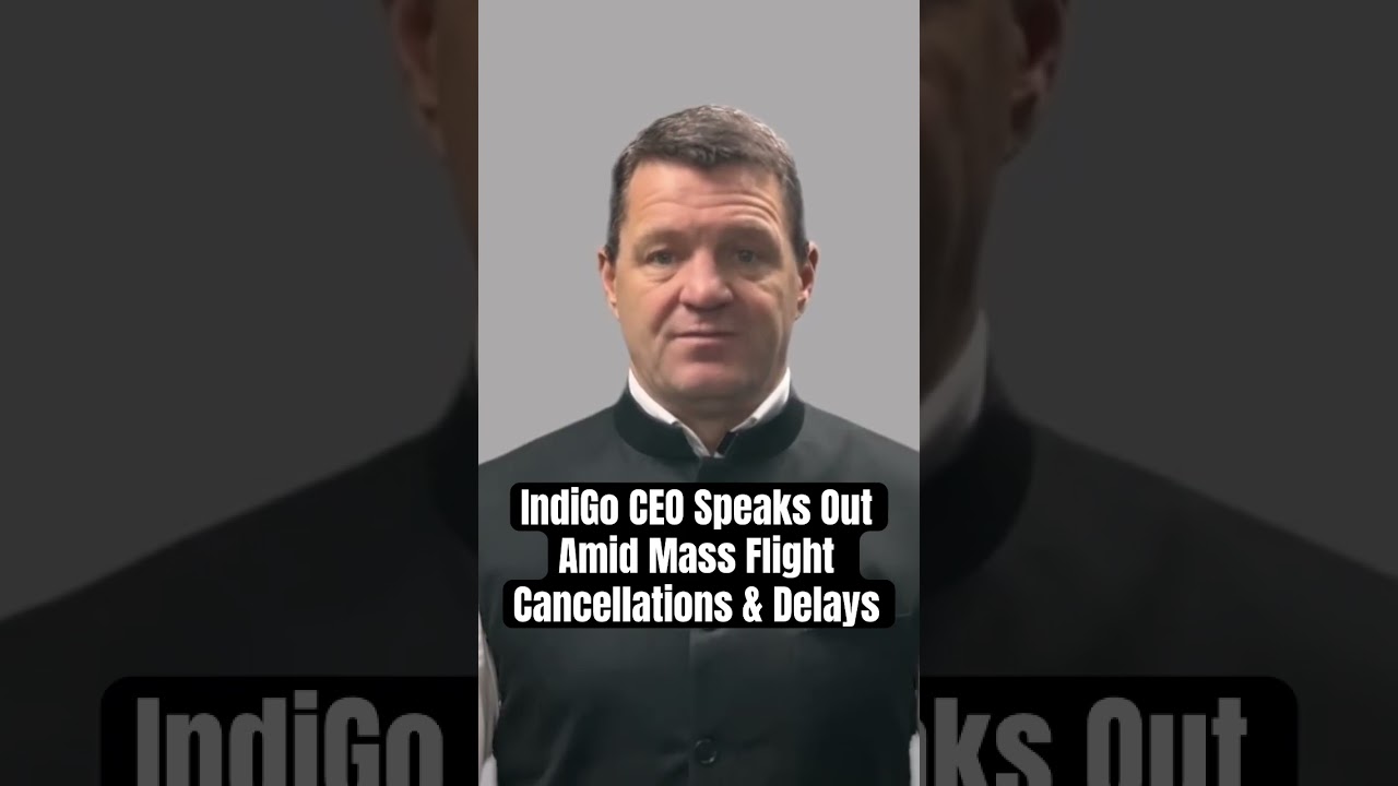 IndiGo CEO Speaks Out Amid Mass Flight Cancellations & Delays #indigo #aviation #flight