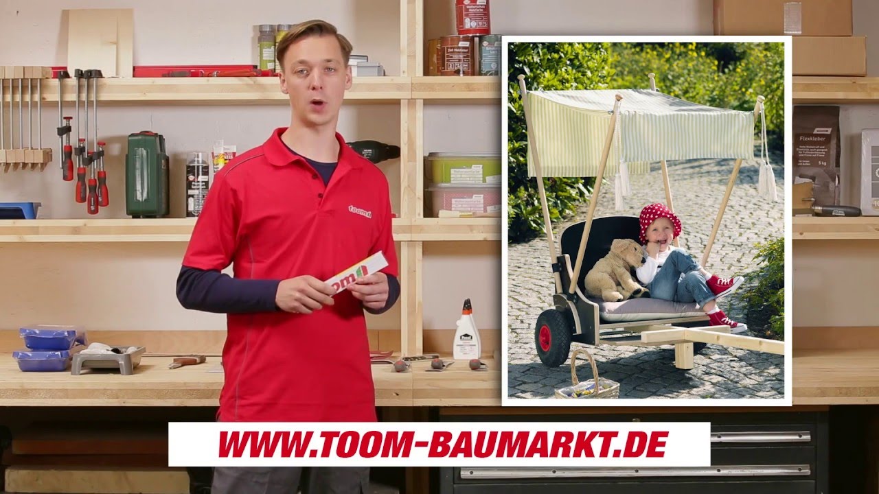 toom Kreativwerkstatt: DIY-Kinderrikscha aus Holz selber bauen | toom Baumarkt