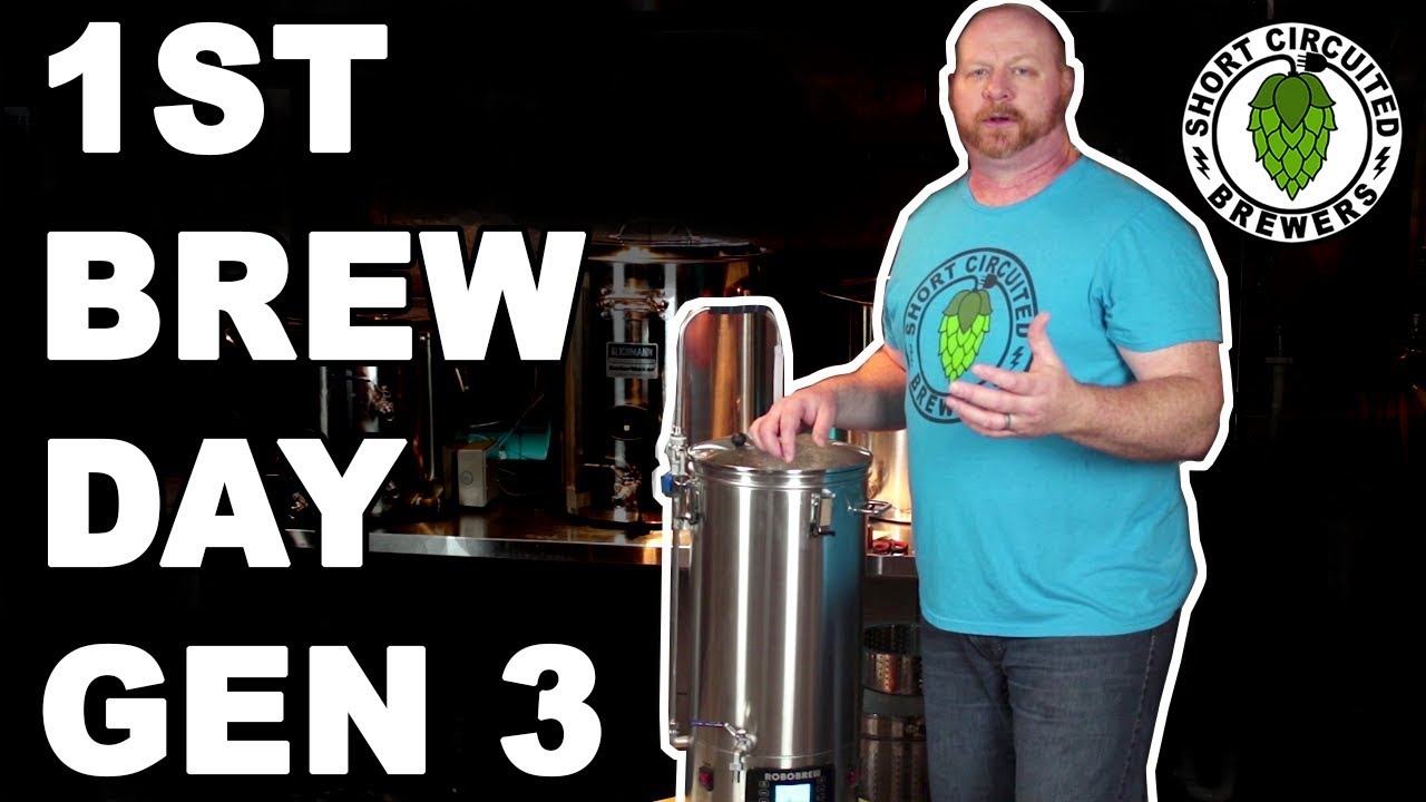 ROBOBREW v3 1-й день варки | Включено полное программирование отложенного старта и этапов затирания
