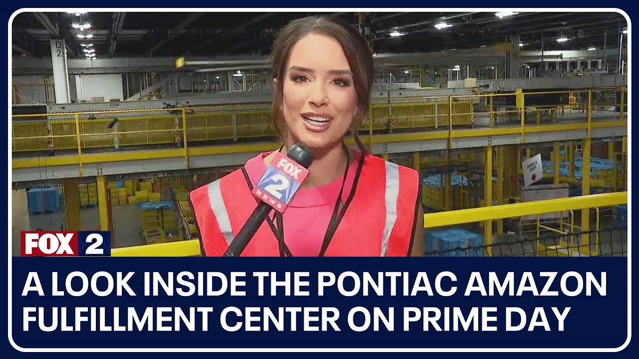 A look inside the Pontiac Amazon Fulfillment Center on Prime Day