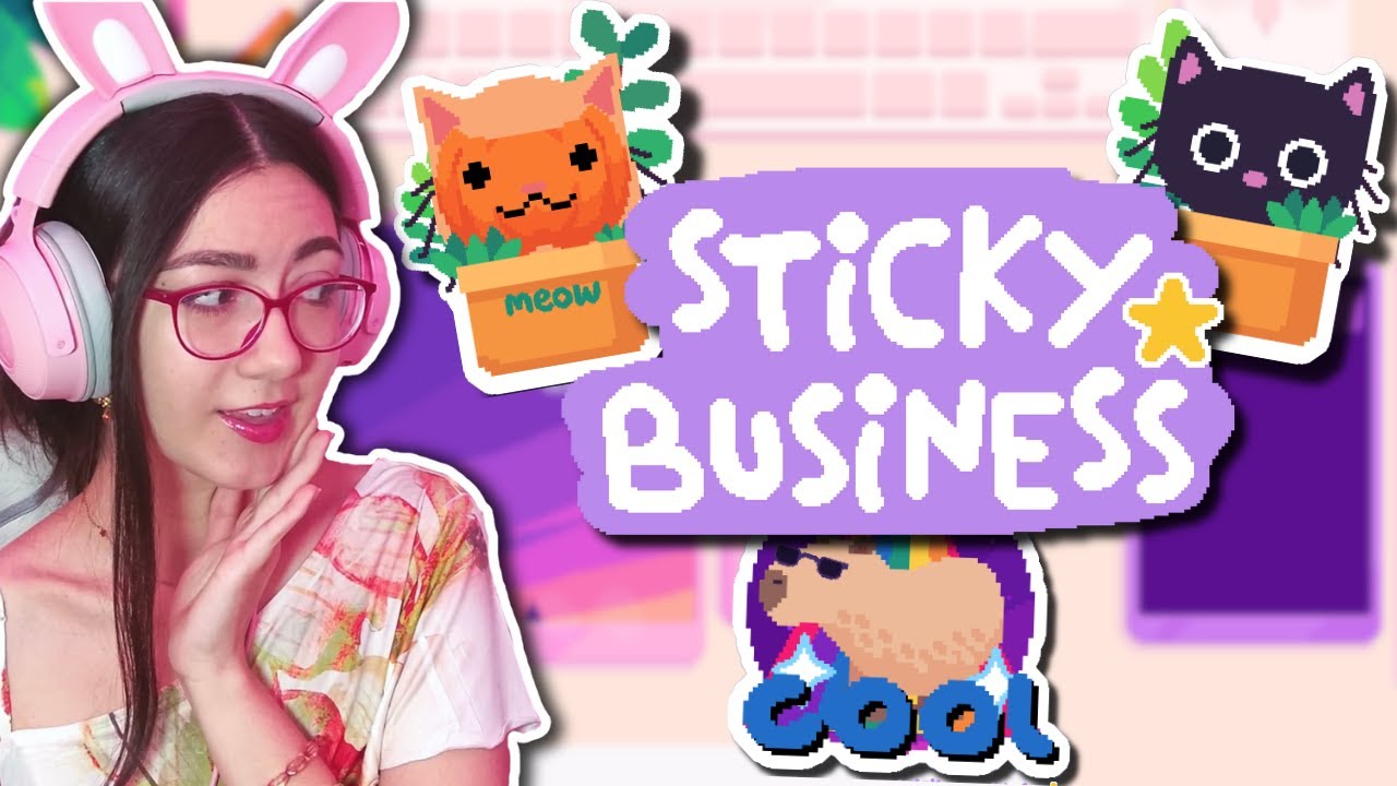 making the silliest stickers in Sticky Business! #4