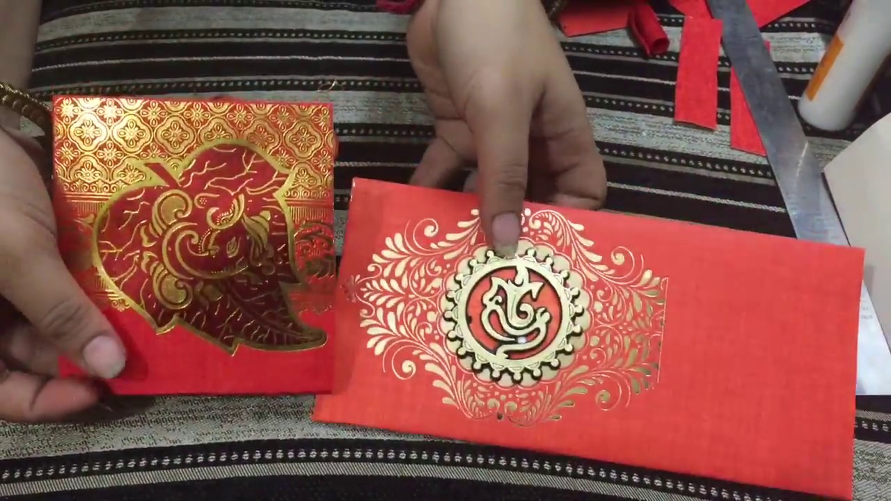 शादी के कार्ड से बनाए शगुन के लिफ़ाफ़े! Paper Envelope/Gift envelope made by using old wedding card!