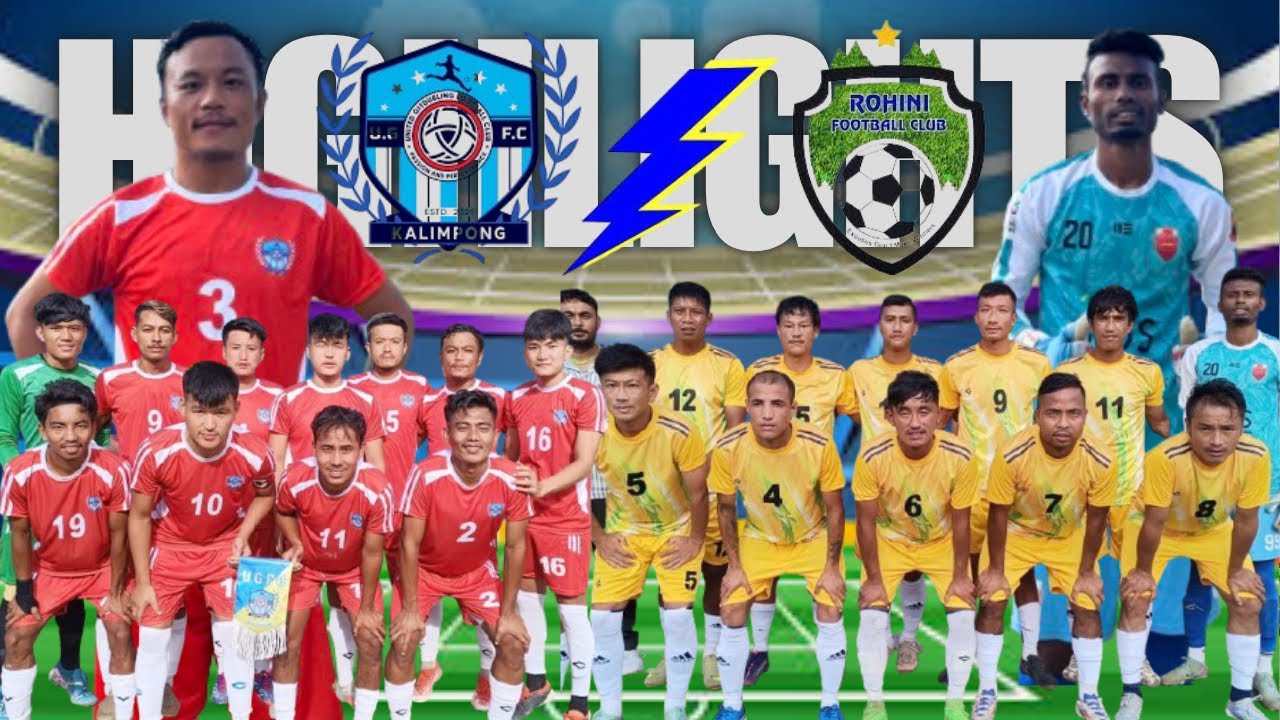 GITDABLING FC (U.G.F.C) v/s ROHINI FC 79th Independence Knockout Tournament at Kalimpong 