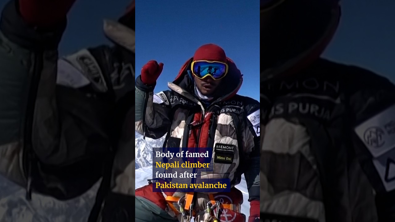 Body of famed Nepali climber found after Pakistan avalanche