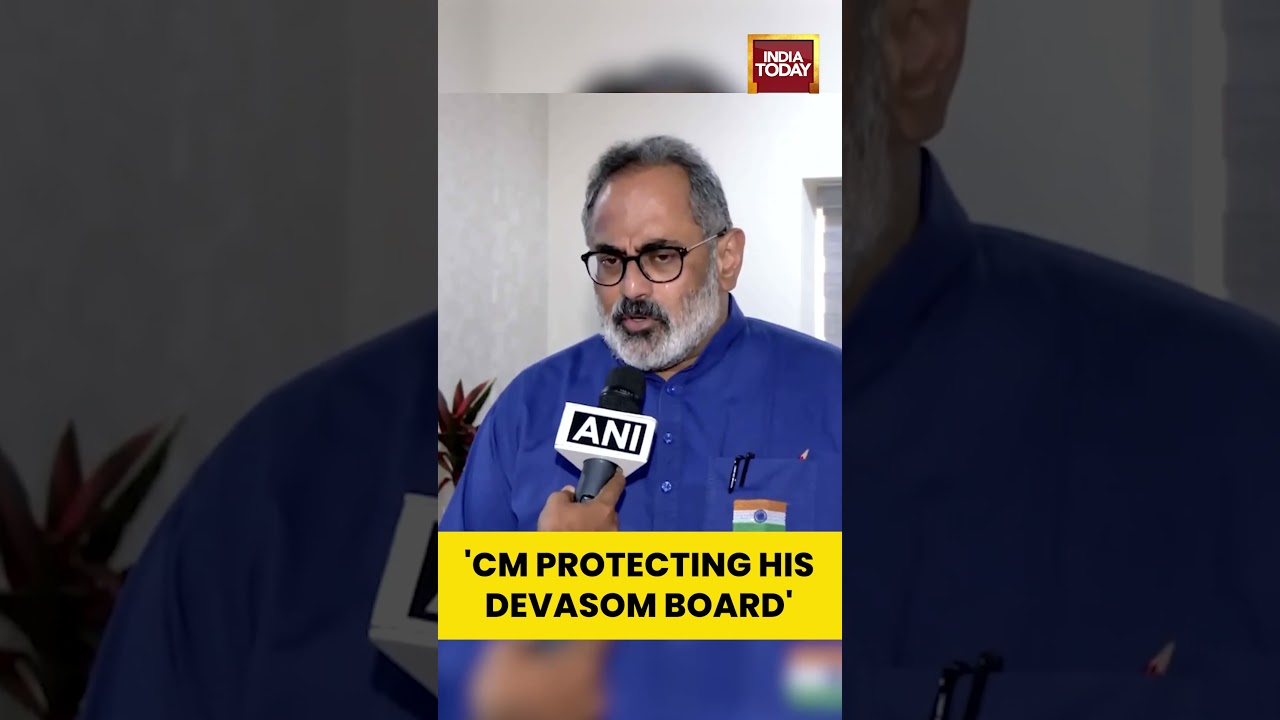 Kerala BJP Chief Rajeev Chandrasekhar Demands Central Investigation into Sabarimala Gold Theft