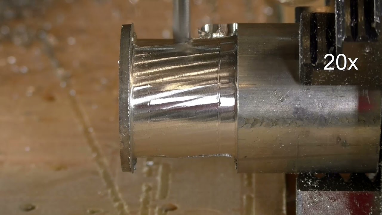 CNC Drehen mit der Drehachse auf der CNC Maschine Pro Basic 10-05