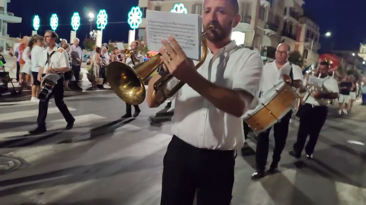 Marcia Fantastica Banda di Margherita 23/7/23 Margherita di S processione Maria Ss dello Sterpeto