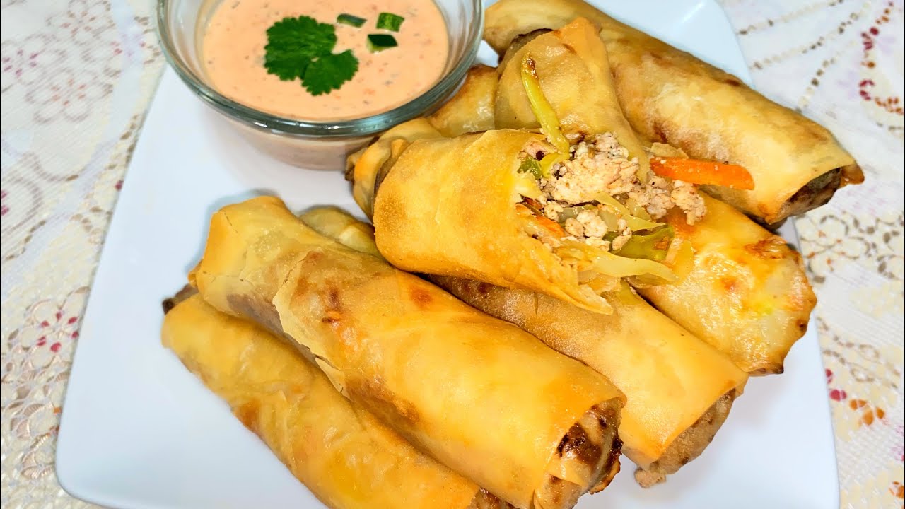 Delicious Asian Spring Roll Recipe | Chicken Spring Roll Recipe | Spring Roll Recipe | Chicken Rolls