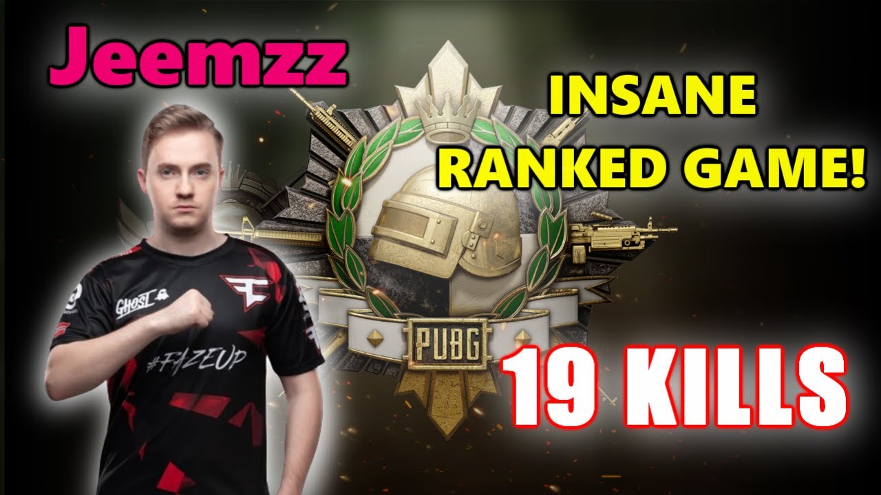 FaZe Jeemzz — 19 УБИЙСТВ — БЕЗУМНАЯ РЕЙТИНГОВАЯ ИГРА! — PUBG