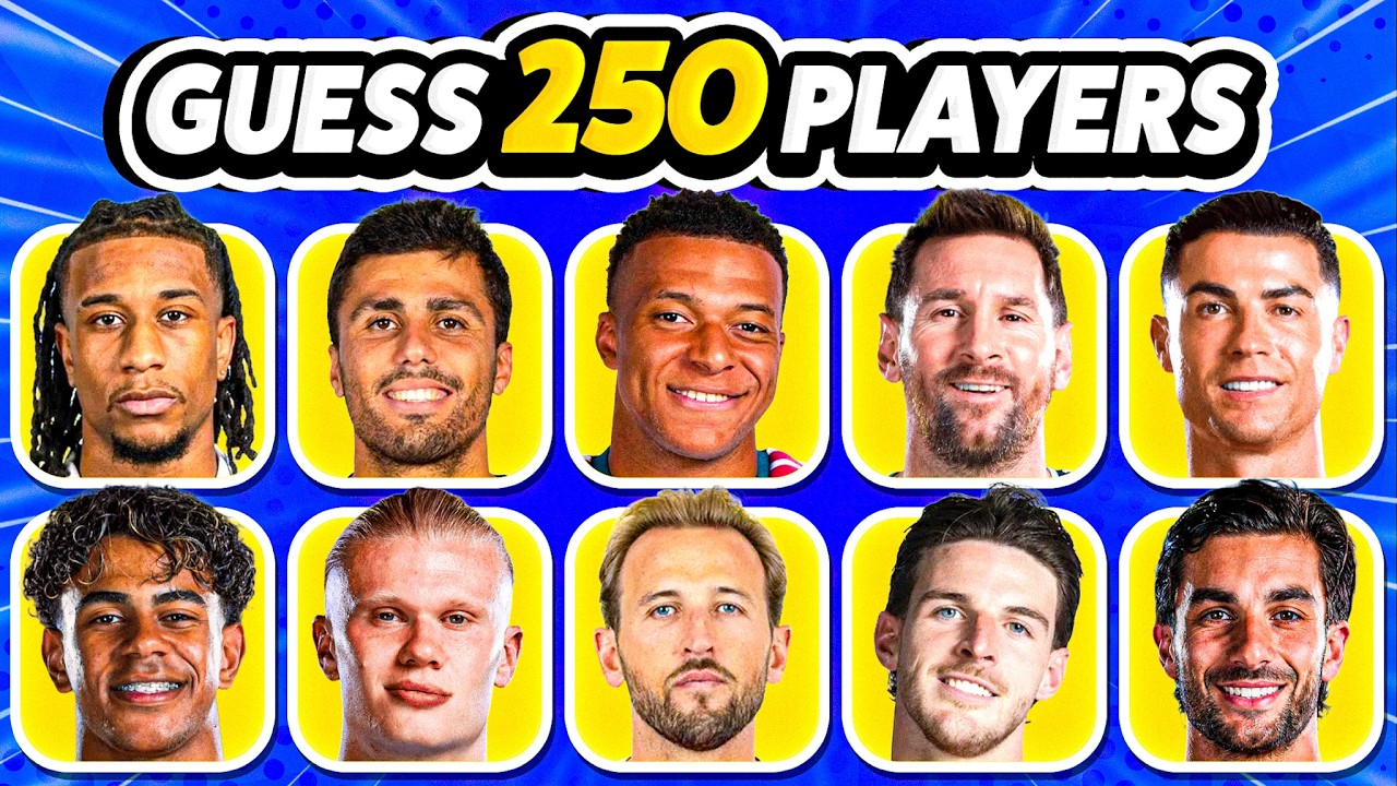 Guess 250 Football Players In 3 Seconds | Quiz Football 2026