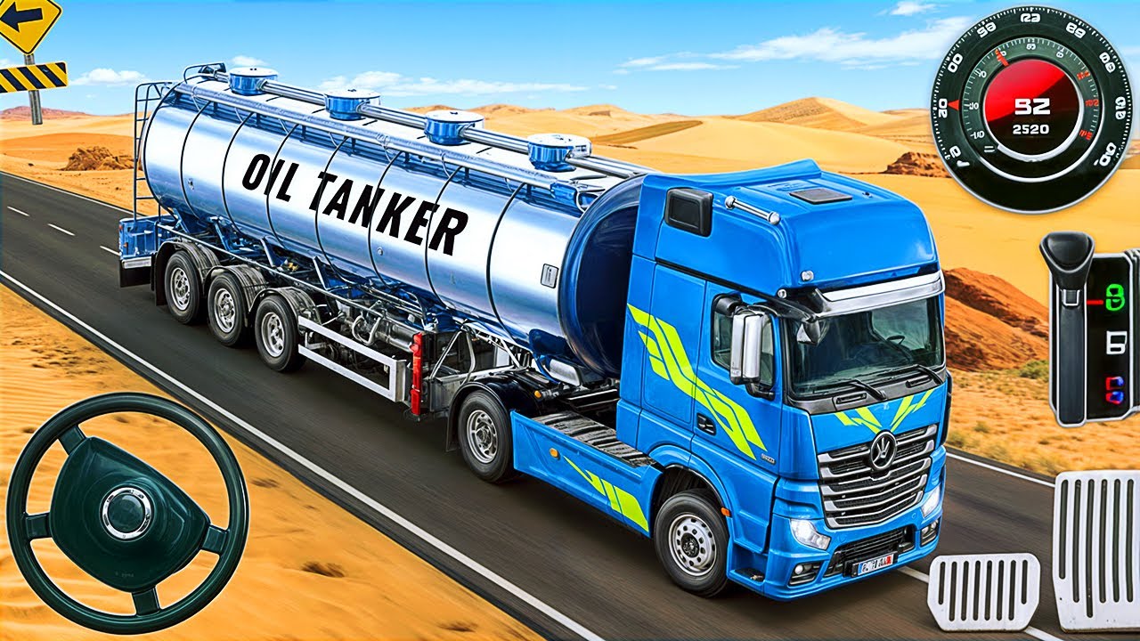 Oil Tanker Transport Driving Simulator &ndash; Heavy Cargo Transporter &ndash; Android iOS Gameplay #1