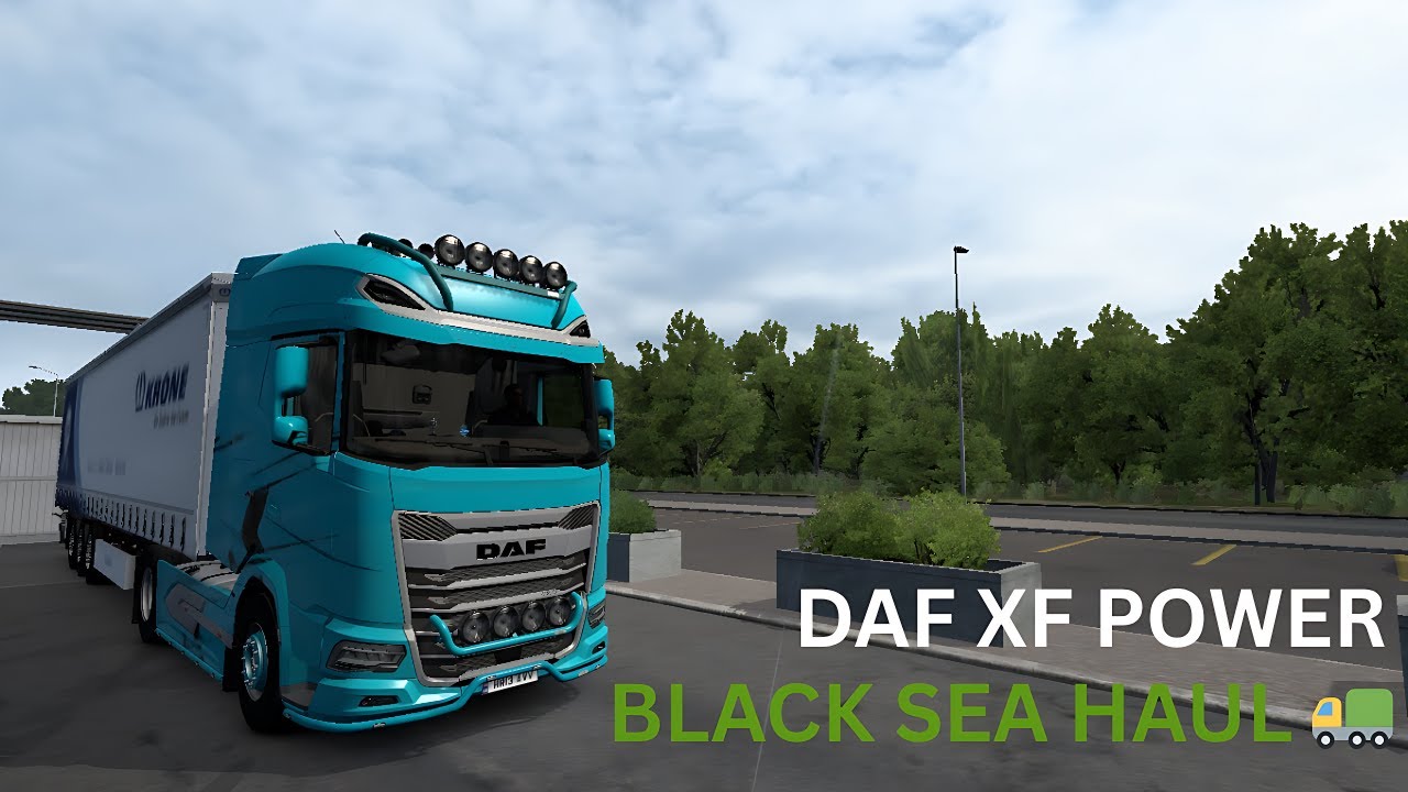 🚛 Smooth DAF XF Haul Across the Black Sea | Euro Truck Simulator 2 Gameplay [2K]