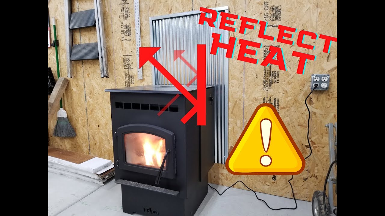 DIY Heat Reflector for Wood & Pellet Stoves