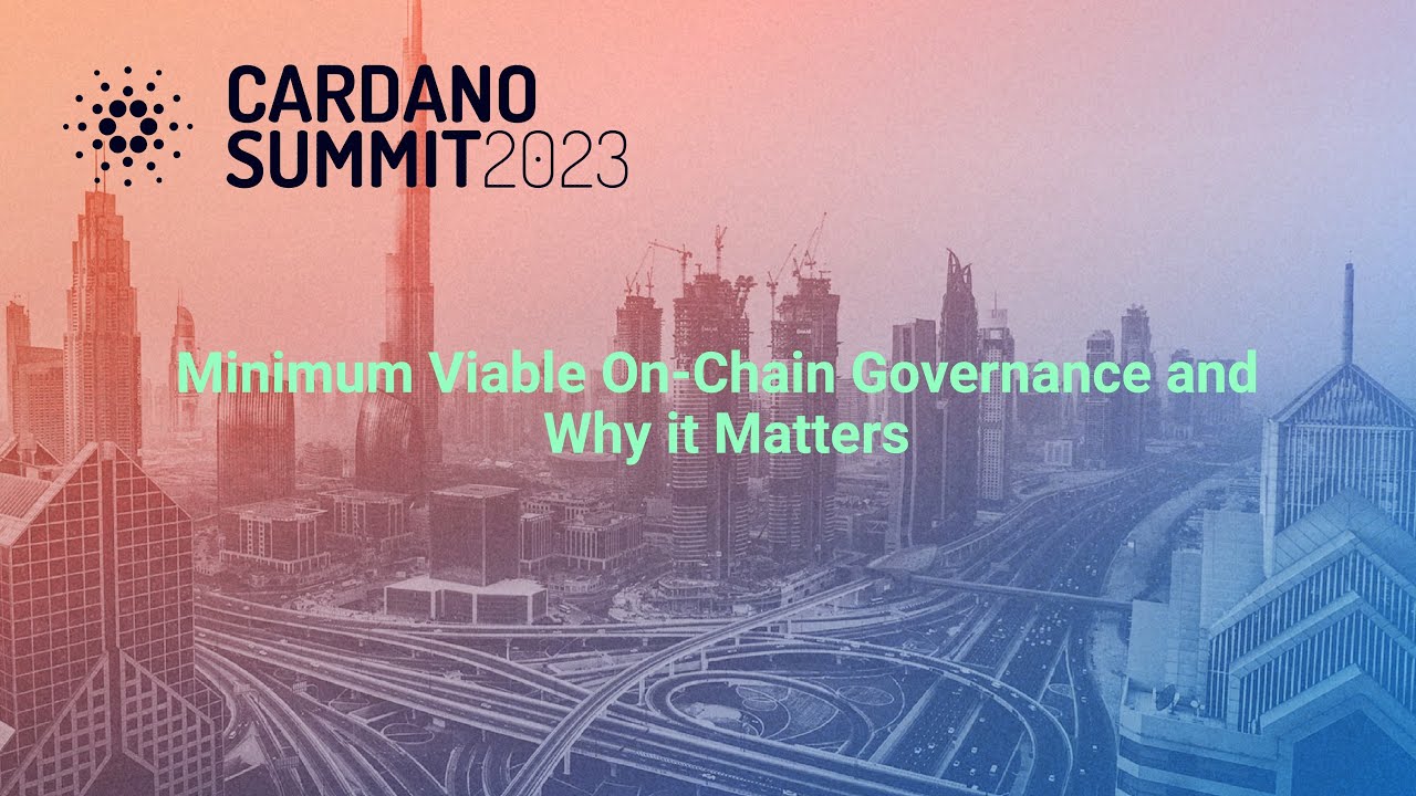 Minimum Viable On-Chain Governance and Why it Matters