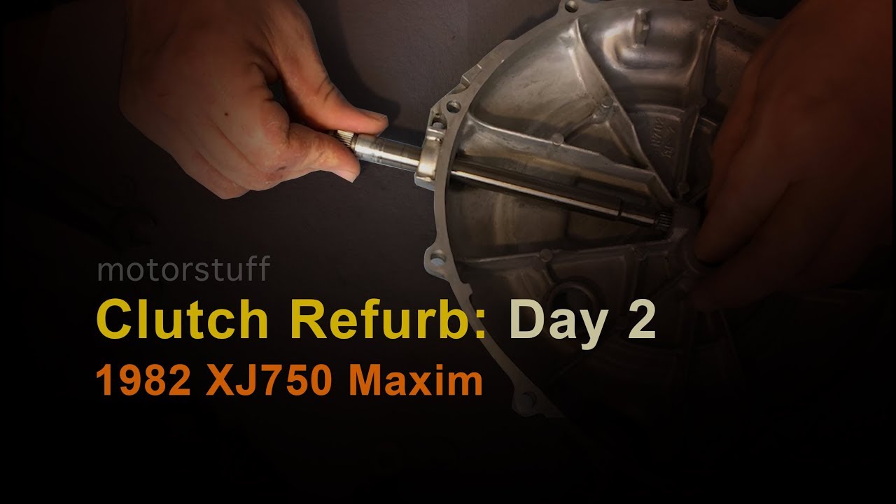Rebuilding Clutch - '82 Yamaha XJ750 - DAY 2