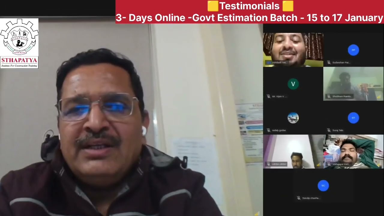 Preparing Estimates for Government Departments | 3-Days Online Workshop | #civilengineering #job 