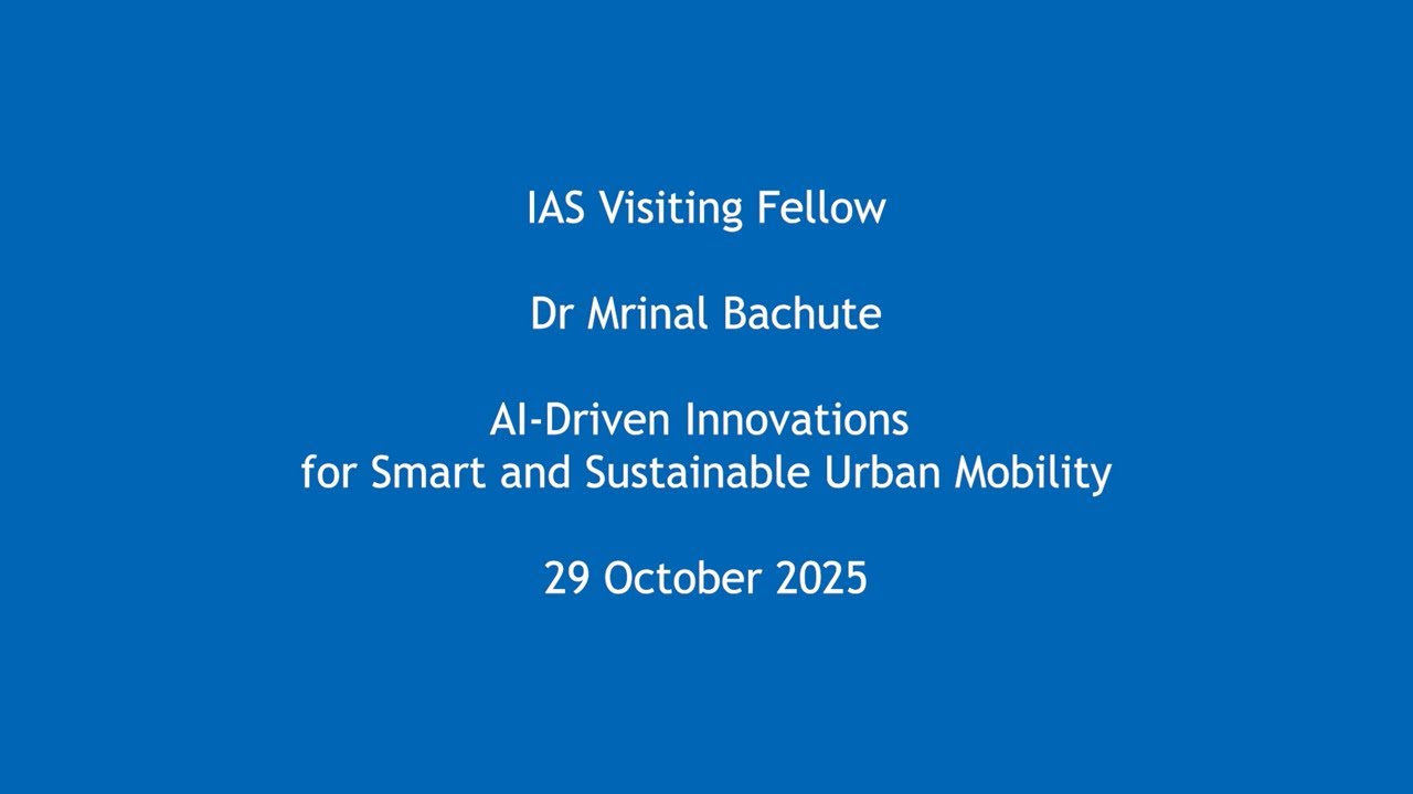 Dr Mrinal Bachute - AI-Driven Innovations for Smart and Sustainable Urban Mobility