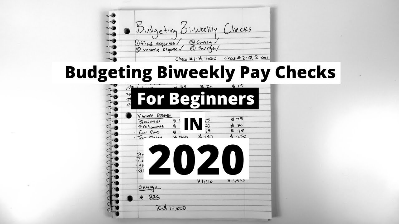 Budgeting for Beginners 2020; Cash Envelope System 2020 | BI-WEEKLY PAY | Mr. Budget