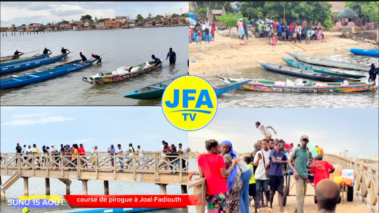 15 Août Joal-Fadiouth 2023 : Course de pirogue 🚣🏾🚣🏾🚣🏾🚣🏾