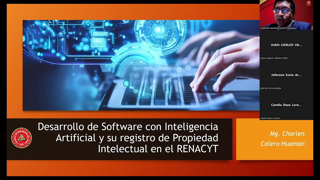 Desarrollo de Software con Inteligencia Artificial y registro de Propiedad Intelectual en RENACYT