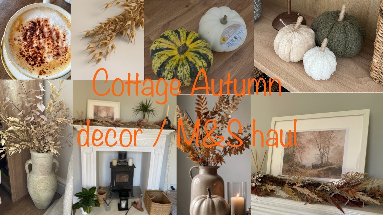 Cottage Autumn decor I Marks and Spencer and Hobbycraft haul #haulvideo #hobbycraft #marksandspencer