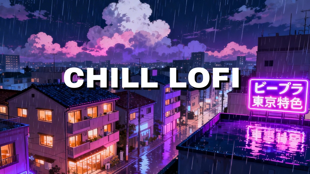 Before You Study, Listen to This Tokyo Rain ☔ Lofi | 作業用BGM