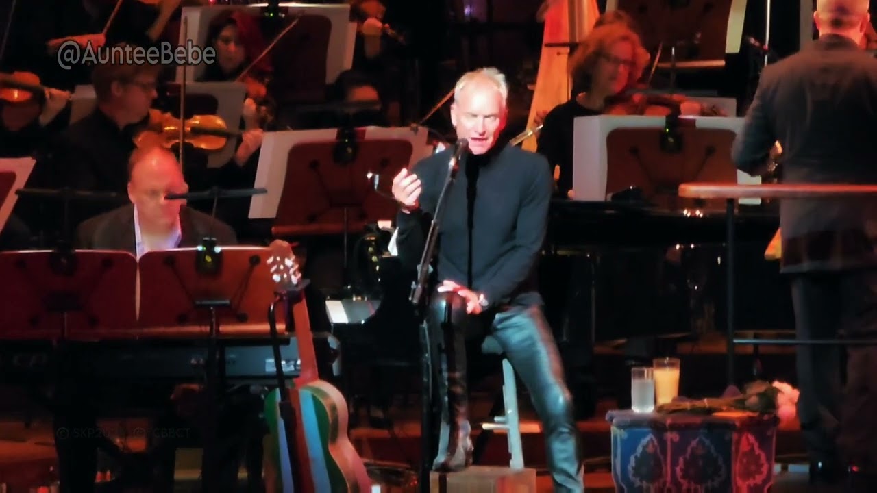 Sting - Live -  Every Breath You Take - Desert Rose- Sting Talks - SF Symphony. 02.15.24 #Sting
