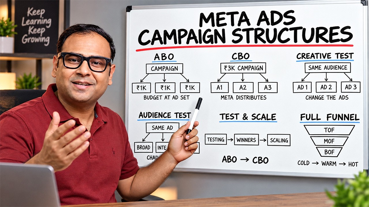Campaign Structures in Meta Ads (Beginner Friendly) - Umar Tazkeer
