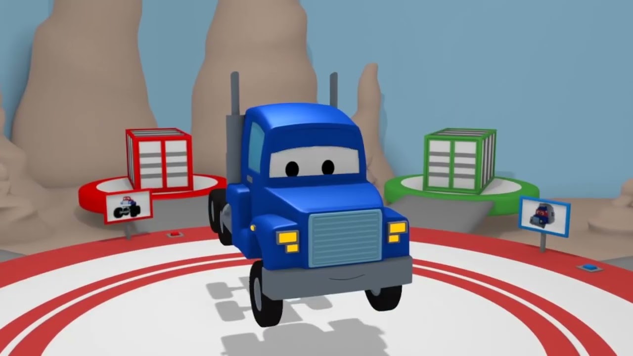 Bahar kamyonu   Süper kamyon Carl araba şehrinde   Süper Kamyon Carl araba şehrinde 🚚 ⍟