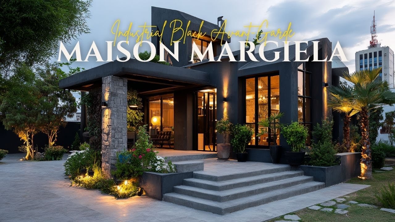 Industrial Black Avant Garde  Maison Margiela Inspired Bold and Unique Home Interiors