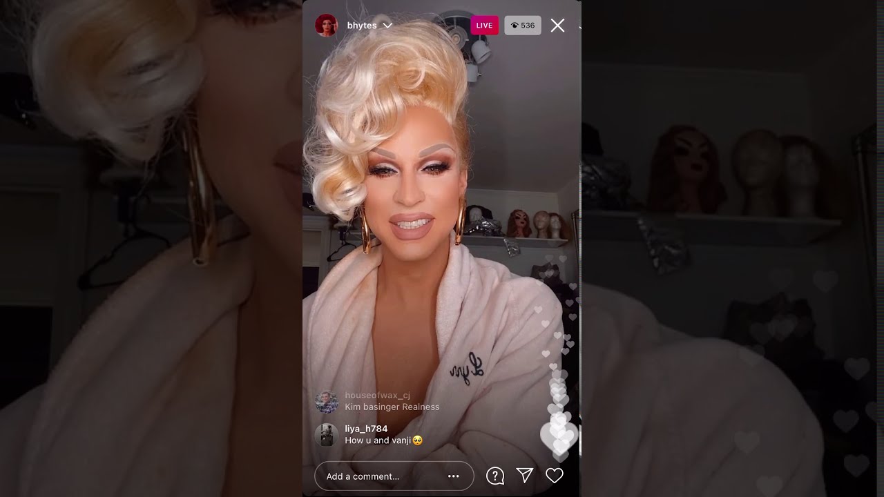 Brooke Lynn Hytes IG live March 16, 2021