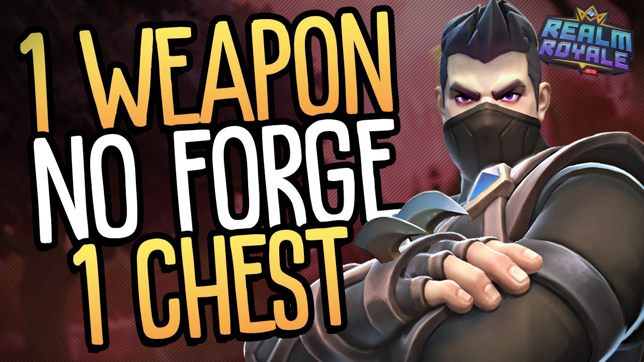 NO FORGING, ONE CHEST ONLY, ONE WEAPON ONLY | The Ultimate Realm Royale Challenge!