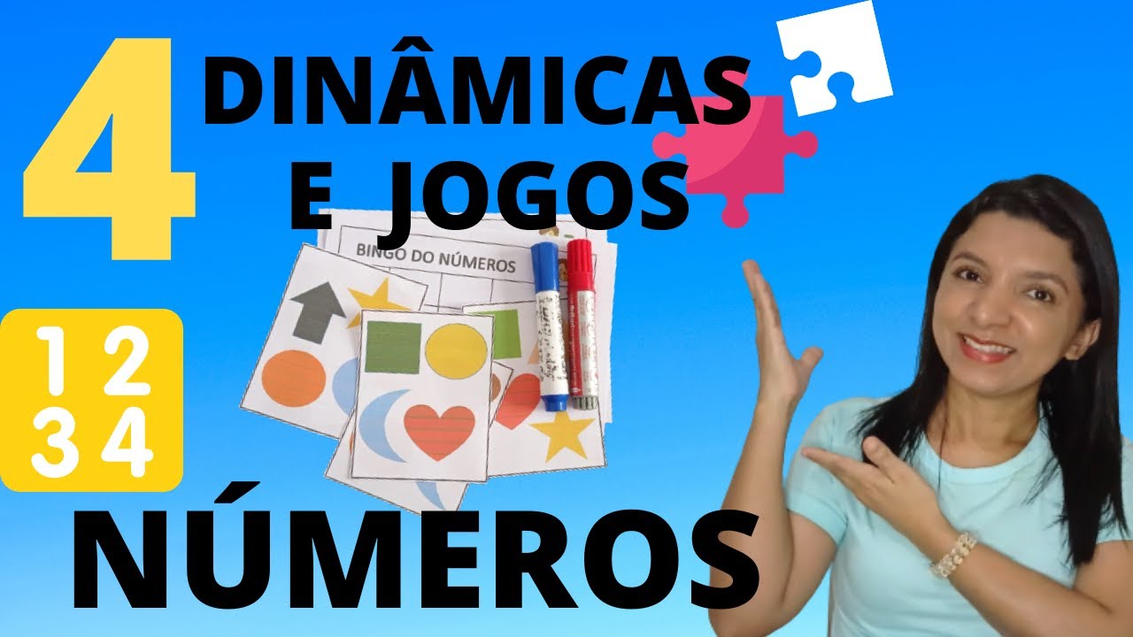 4 Dinâmica e Jogos para Trabalhar os  Números - Matemática [Fácil e Divertida] Professor em Sala