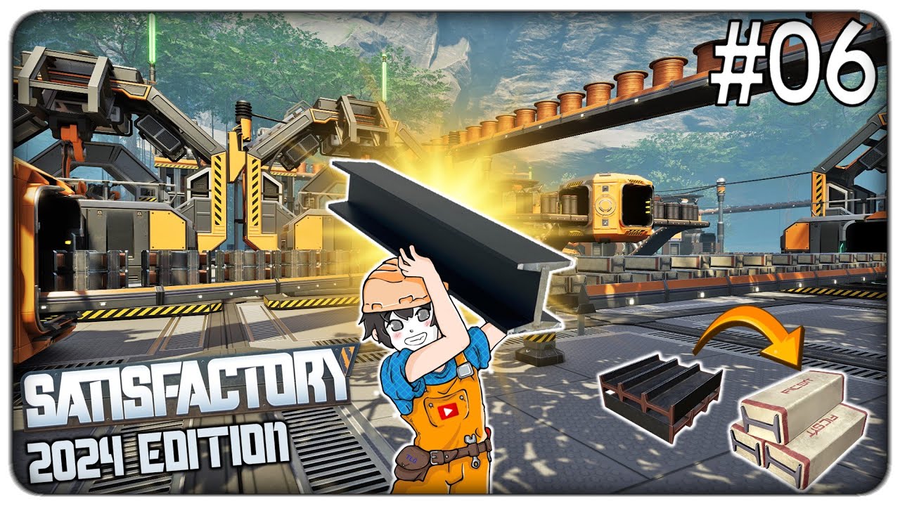 CONVERTIAMO LA SACRA PUTRELLA IN CEMENTO ARMATO E MOLTO ALTRO | Satisfactory 2024 - ep.06