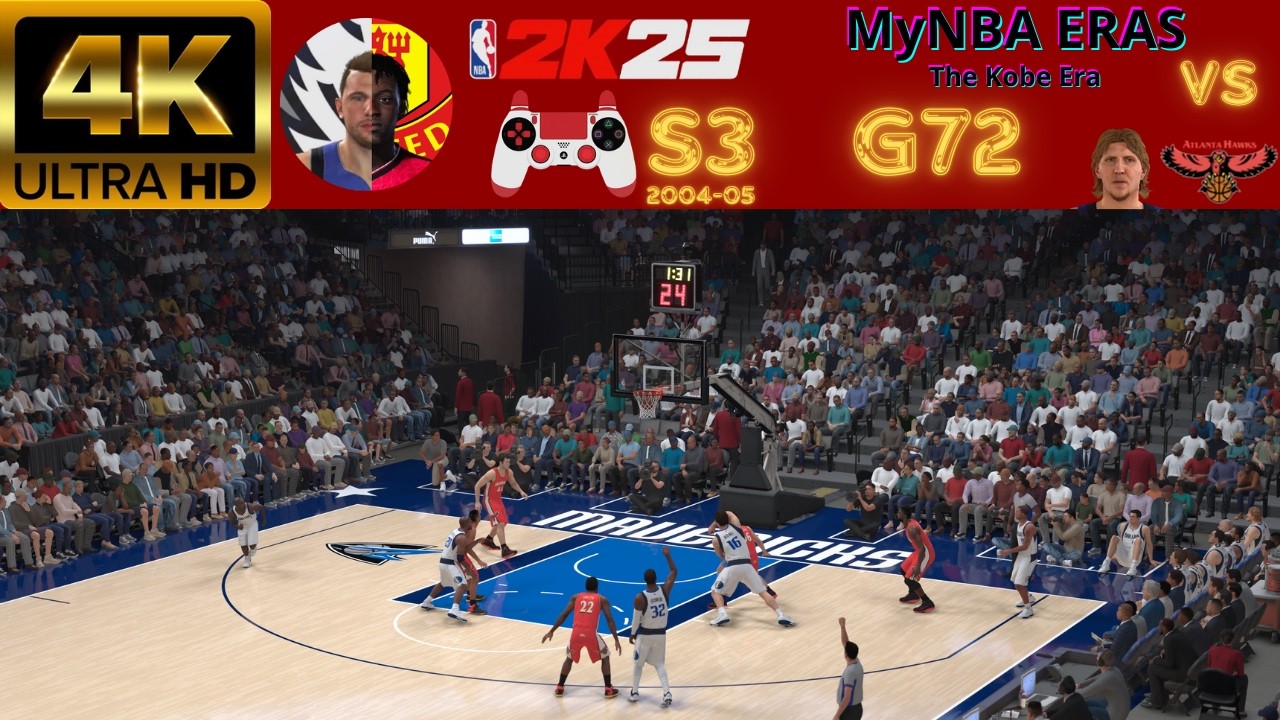 [NBA2K25][HoF]第三季七十二場 vs老鷹[一鏡到底][曼巴紀元]