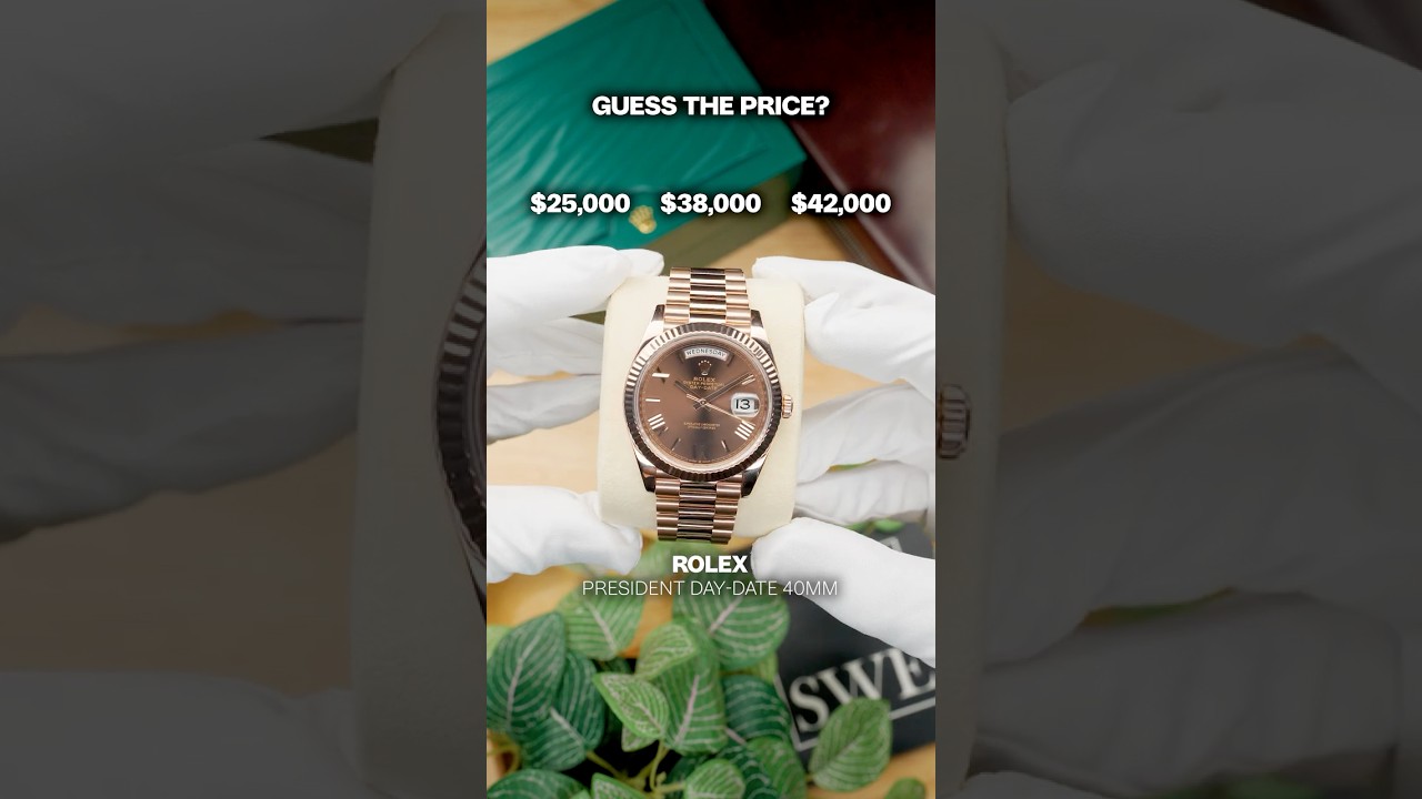 Guess the Price: Rolex Day-Date 40 Rose Gold l SwissWatchExpo
